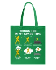 Softball Tote Bag tile
