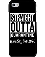 Straight outta Hair Stylist Phone Case tile