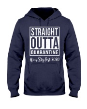 Straight outta Hair Stylist Hooded Sweatshirt tile