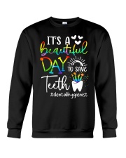 It's a beautiful day to save teeth Crewneck Sweatshirt tile