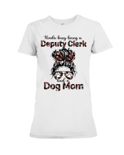 Deputy Clerk Premium Fit Ladies Tee tile