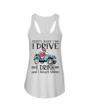 I drive - I drink Ladies Flowy Tank tile