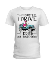 I drive - I drink Ladies T-Shirt tile