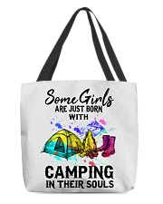 Camping All-Over Tote tile