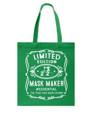 Mask Maker-the year that made history Tote Bag tile