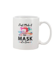 One Mask at a time Mug tile