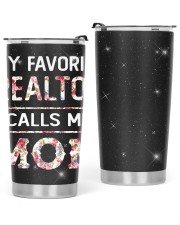 My favorite realtor calls me mom 20oz Cone Glitter Tumbler thumbnail