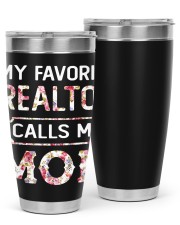 My favorite realtor calls me mom 30oz Tumbler front