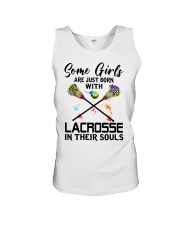 Lacrosse girl Unisex Tank tile