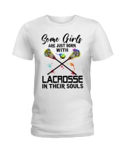 Lacrosse girl Ladies T-Shirt tile