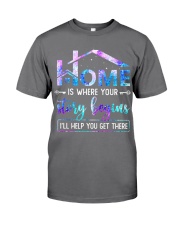 Home is where your story begins Premium Fit Mens Tee tile