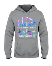 Home is where your story begins Hooded Sweatshirt tile