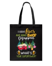 Camping and Beer Tote Bag tile