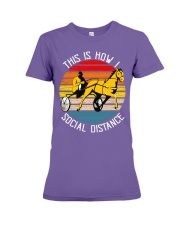 Harness racing vintage Premium Fit Ladies Tee tile