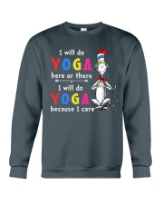 I will do Yoga here or there Crewneck Sweatshirt tile