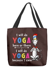 I will do Yoga here or there All-Over Tote tile