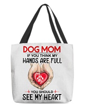 Dog Mom All-Over Tote tile