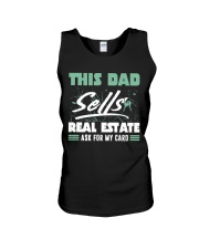 This DAd sells real estate Unisex Tank tile