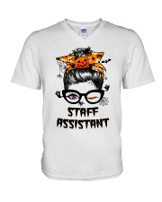 Staff Assistant V-Neck T-Shirt tile