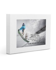 Thank you dad - Skiing Gallery Wrapped Canvas Prints tile