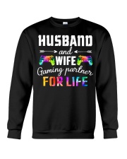 Husband and wife gaming partner Crewneck Sweatshirt tile