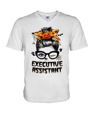 Executive Assistant V-Neck T-Shirt tile