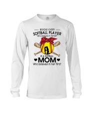 softball mom Long Sleeve Tee tile