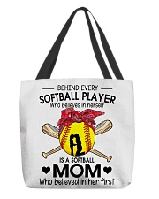 softball mom All-Over Tote tile