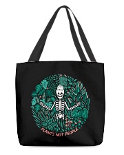 PLANTS NOT PEOPLE All-Over Tote tile