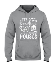 It's beautiful day to show houses Hooded Sweatshirt tile