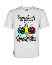 Cheer Girl V-Neck T-Shirt tile