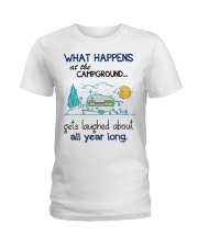 What happens at the Campground Ladies T-Shirt tile