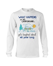 What happens at the Campground Long Sleeve Tee tile
