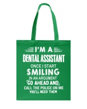 Dental Assistant Tote Bag tile