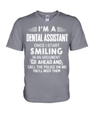 Dental Assistant V-Neck T-Shirt tile
