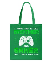 gamer and brother Tote Bag tile