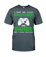 gamer and brother Classic T-Shirt tile