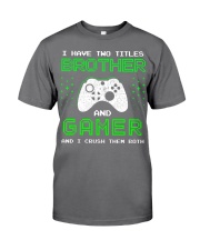 gamer and brother Premium Fit Mens Tee tile