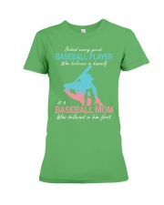 Baseball Mom Premium Fit Ladies Tee tile