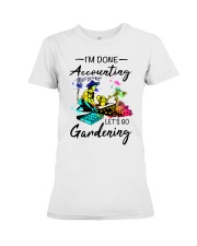 Accounting Gardening Premium Fit Ladies Tee tile