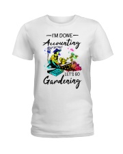 Accounting Gardening Ladies T-Shirt tile