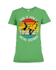 Harness racing vintage Premium Fit Ladies Tee tile