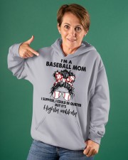 I'M BASEBALL MOM Hooded Sweatshirt apparel-hooded-sweatshirt-lifestyle-front-88