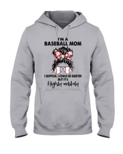 I'M BASEBALL MOM Hooded Sweatshirt front