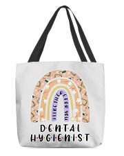 Dental Hygienist All-Over Tote tile