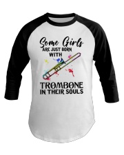 Trombone Baseball Tee tile