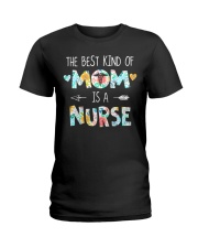 MY FAVORITE NURSE CALLS ME MOM Ladies T-Shirt tile