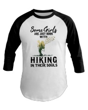 Hiking Girl Baseball Tee tile