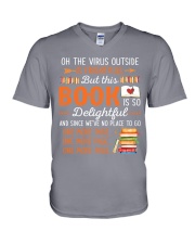 Book V-Neck T-Shirt tile