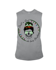 Just a girl who loves christmas Sleeveless Tee tile